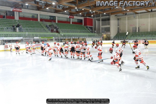 2021-02-06 Valpellice Bulldogs-Hockey Vinschgau Eisfix 0749 Squadra